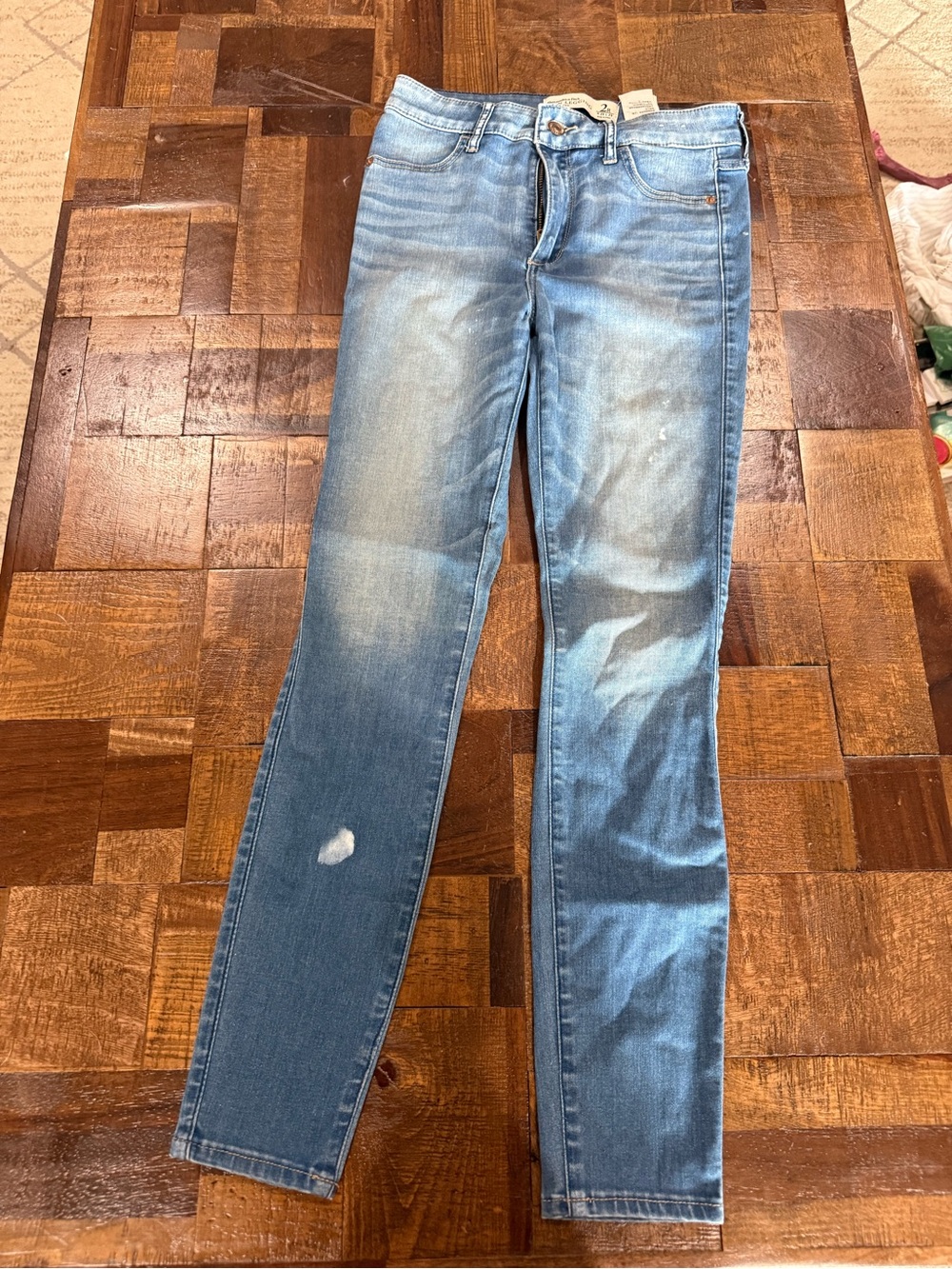 Abercrombie & Fitch Light Blue Skinny Stretch Jeans